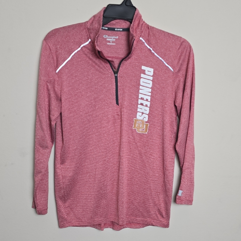 Champion Red Pioneers Quarter-Zip Pullover